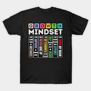 Growth Mindset Positive School Classroom Teacher T-Shirt